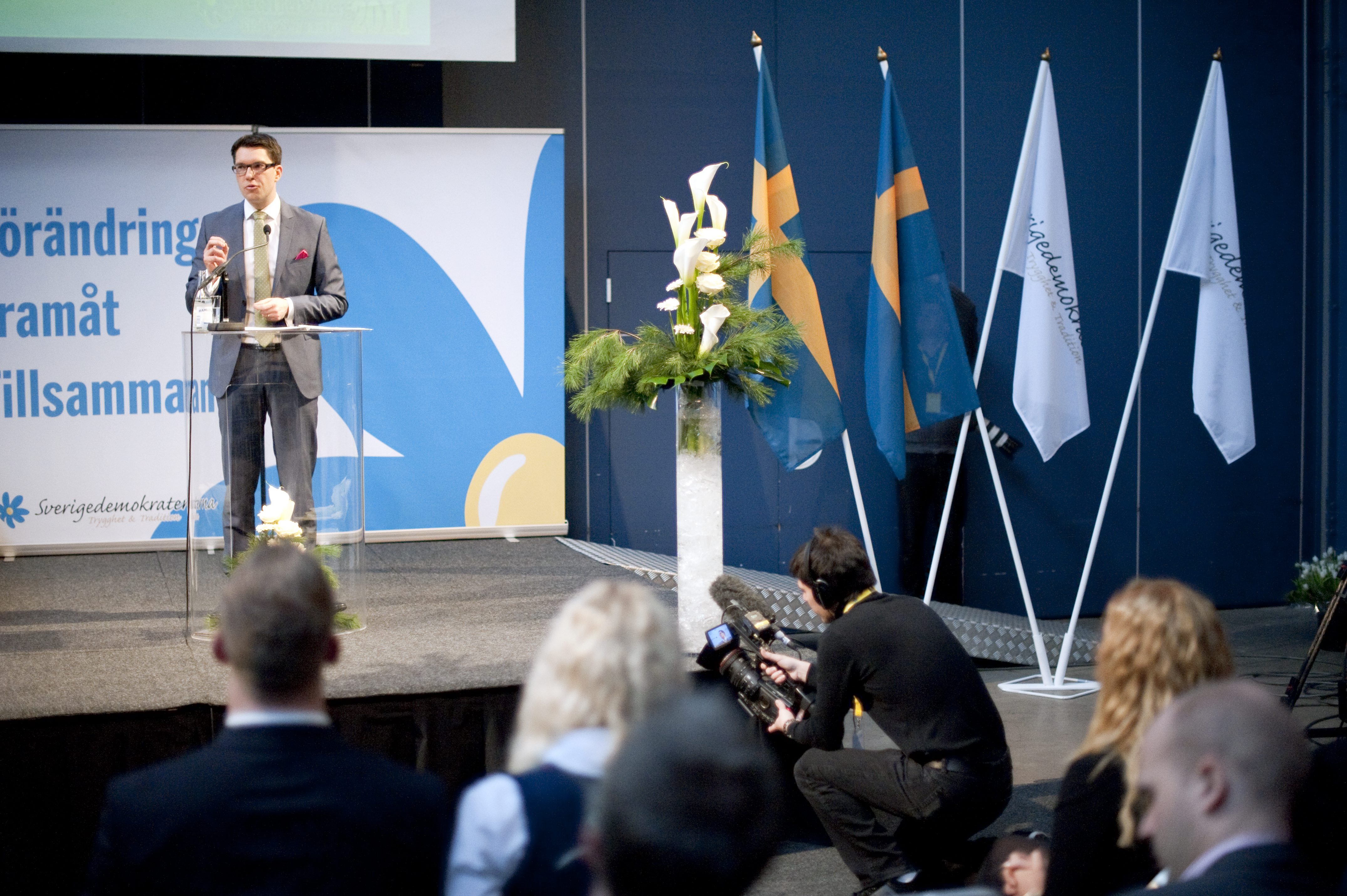 Jens Leandersson, Björn Söder, Sverigedemokraterna,  Mikael Eskilandersson